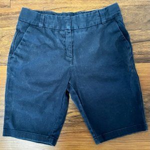 Izod Girls School Uniform Shorts - Navy - Size 10